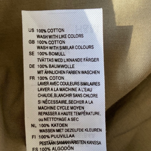 M by Madonna x H&M Brown Button Up Lightweight Summer Casual Midi Dress-Sz-6 - Picture 13 of 16